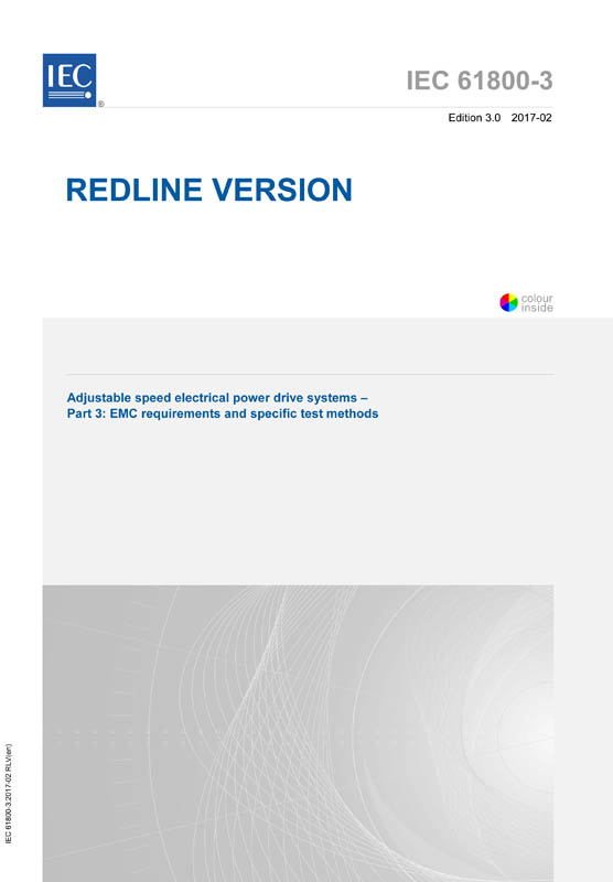 Cover IEC 61800-3:2017 RLV